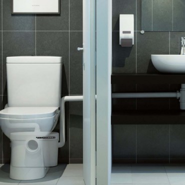 SFA sanibroyeur saniacces broyeur dans salle de bains
