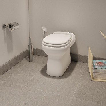 SFA sanibroyeur sanicompact elite toilet avec broyeur dans salle de bains