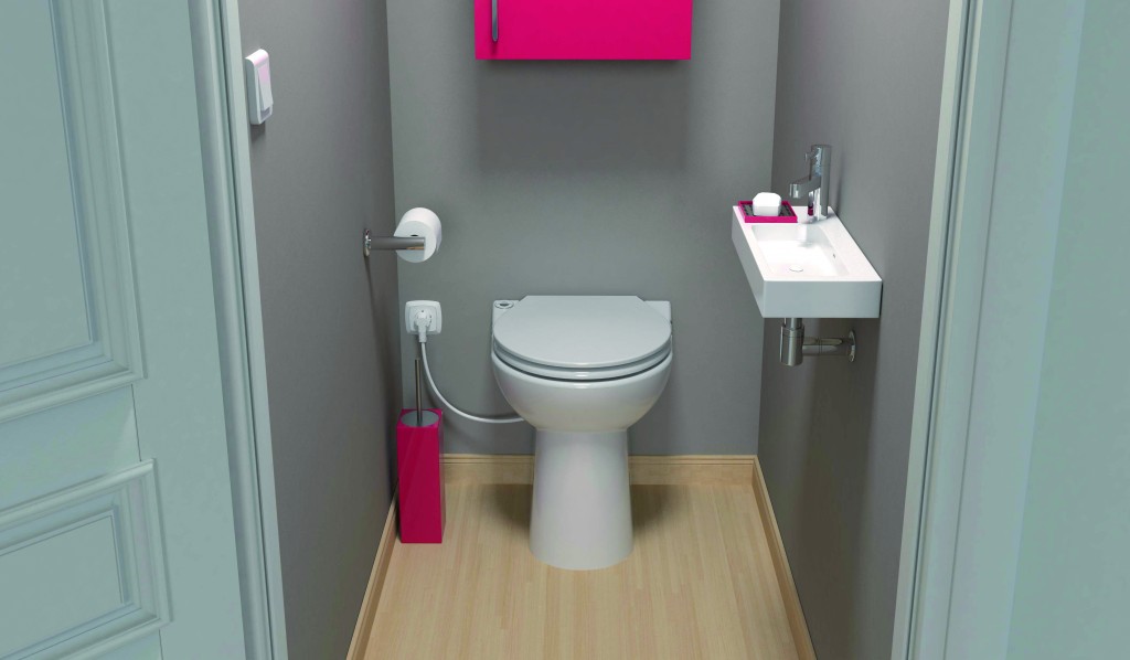 Een toilet installeren in een kleine ruimte